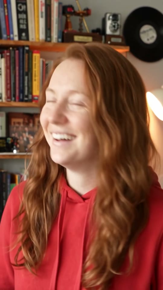 Example still: the big laugh